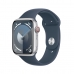 Curea pentru Ceas Watch S9 Apple MRMH3QL/A Albastru Argintiu 45 mm