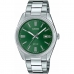 Horloge Heren Casio Groen Zilverkleurig