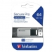 USB-pulk Verbatim Secure Pro Must Must/Hall 64 GB