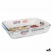 Ovenschaal Quttin   Transparant Glas Rechthoekig 5 L 40,2 x 26,4 x 7 cm (6 Stuks)