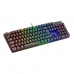 Tastatur Mars Gaming MK422 Spansk qwerty RGB Sort