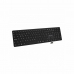 Clavier Bluetooth V7 KW550ESBT Espagnol Qwerty Espagnol Noir