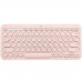 Tastiera Wireless Logitech K380  Rosa Qwerty in Spagnolo