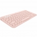 Langaton näppäimistö Logitech K380  Pinkki Espanjalainen Qwerty