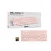 Teclado sem Fios Logitech K380  Cor de Rosa Qwerty espanhol