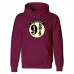 Unisex Hættetrøje Harry Potter Platform 9 and 3 Quarters Bourgogne