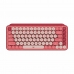 Tastatur Logitech POP Fransk Flerfarget Rosa AZERTY AZERTY