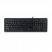 Tastatur A4 Tech KR-92 Schwarz Schwarzweiß Englisch QWERTY