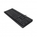 Teclado A4 Tech KR-92 Preto Monocromática Inglês QWERTY