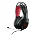 Gaming headset med mikrofon KSIX Drakkar USB LED Sort Rød