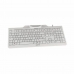 Teclado com Leitor Cherry JK-A0100ES-0 Branco