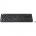 Billentyűzet Logitech K400 Plus Fekete Vezeték nélküli Bluetooth Touchpad AZERTY TV Francia