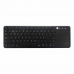 Keyboard with Touchpad CoolBox COO-TEW01-BK Black Spanish Qwerty