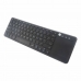 Tastatur med touchpad CoolBox COO-TEW01-BK Sort Spansk qwerty