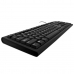 Tastatur V7 KU200UK QWERTY Engelsk Sort