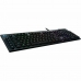 Bluetooth keyboard med tabletstøtte Logitech G815 Sort Fransk AZERTY