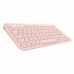 Tangentbord Logitech K380 Franska AZERTY Rosa AZERTY