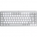 Clavier sans fil Logitech MX Mini Mechanical for Mac Blanc Blanc/Gris Français AZERTY