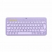 Klaviatuur Logitech K380 AZERTY Prantsuse Lillla