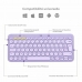 Klaviatuur Logitech K380 AZERTY Prantsuse Lillla