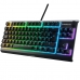 Tastatur SteelSeries Apex 3 Gaming Sort Med kabel Fransk AZERTY AZERTY