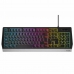 Tipkovnica Gaming Natec RHOD 300 RGB RGB QWERTY Črna