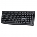 Clavier Activejet K-3803SW Noir QWERTY