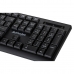 Klaviatuur Activejet K-3803SW Must QWERTY