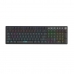 Tastiera Ibox AURORA K-6 Nero Inglese QWERTY