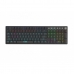 Tastiera Ibox AURORA K-6 Nero Inglese QWERTY