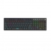 Teclado Ibox AURORA K-6 Preto Inglês QWERTY