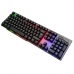 Teclado Krux Solar Negro Multicolor QWERTY