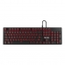 Toetsenbord Savio RX FULL Zwart Rood QWERTY