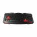 Toetsenbord en muis Tacens MCP1 Zwart Rood Qwerty US