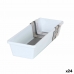 Ladevakken Confortime Wit 24,5 x 9,5 x 5 cm Antislipbasis (24 Stuks)