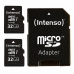 Mikro SD atminties kortelė su adapteriu INTENSO 32 GB x 2