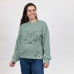 Sweaters uden Hætte til Kvinder The Mandalorian Grøn Lysegrøn