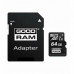 Micro SD geheugenkaart met adapter GoodRam M1AA-0640R12 64 GB UHS-I Klasse 10 100 Mb/s