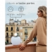 Haut-parleur Bluetooth avec Lampe LED KSIX Bubble Blanc 5 W Portable