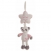 Hochet musical Baby Panda 35 cm Étoile Rose