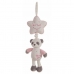 Musical Rattle Baby Panda 35 cm Star Pink