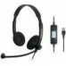 Hoofdtelefoon met microfoon Sennheiser 1000551 Zwart