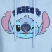 Hanorac cu Glugă Unisex Stitch Cute Face Albastru