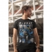 Camisola de Manga Curta Batman Manga Cover Preto Unissexo