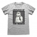 T-Shirt met Korte Mouwen Star Wars Employee of the Month Grijs Uniseks