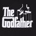 Kortærmet T-shirt The Godfather Logo Sort Unisex