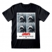 Camisola de Manga Curta Jaws Don´t Go In The Water Preto Unissexo