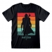 Rövid ujjú póló The Mandalorian Spectrum Fekete Unisex