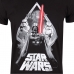 T-Shirt met Korte Mouwen Star Wars Galaxy Portal Zwart Uniseks