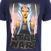 T-Shirt met Korte Mouwen Star Wars White Blades Blauw Uniseks